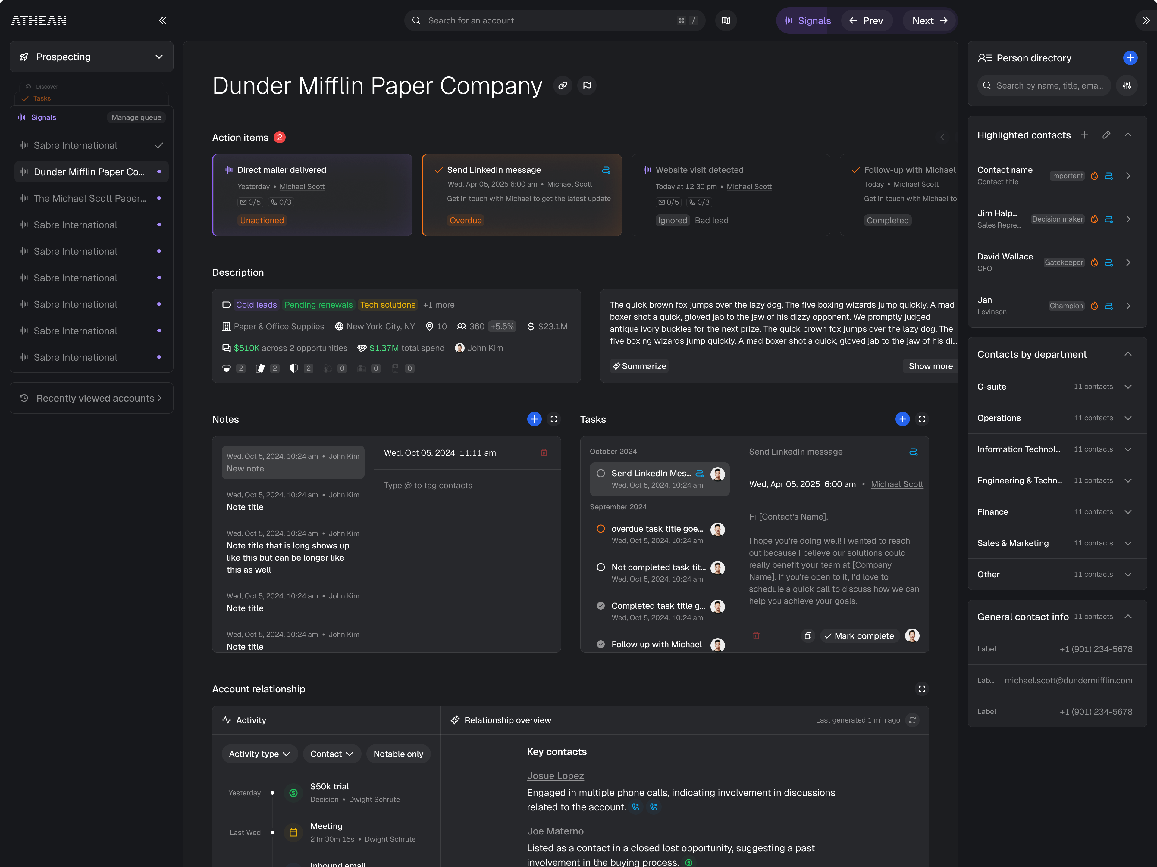 Account Research Agents